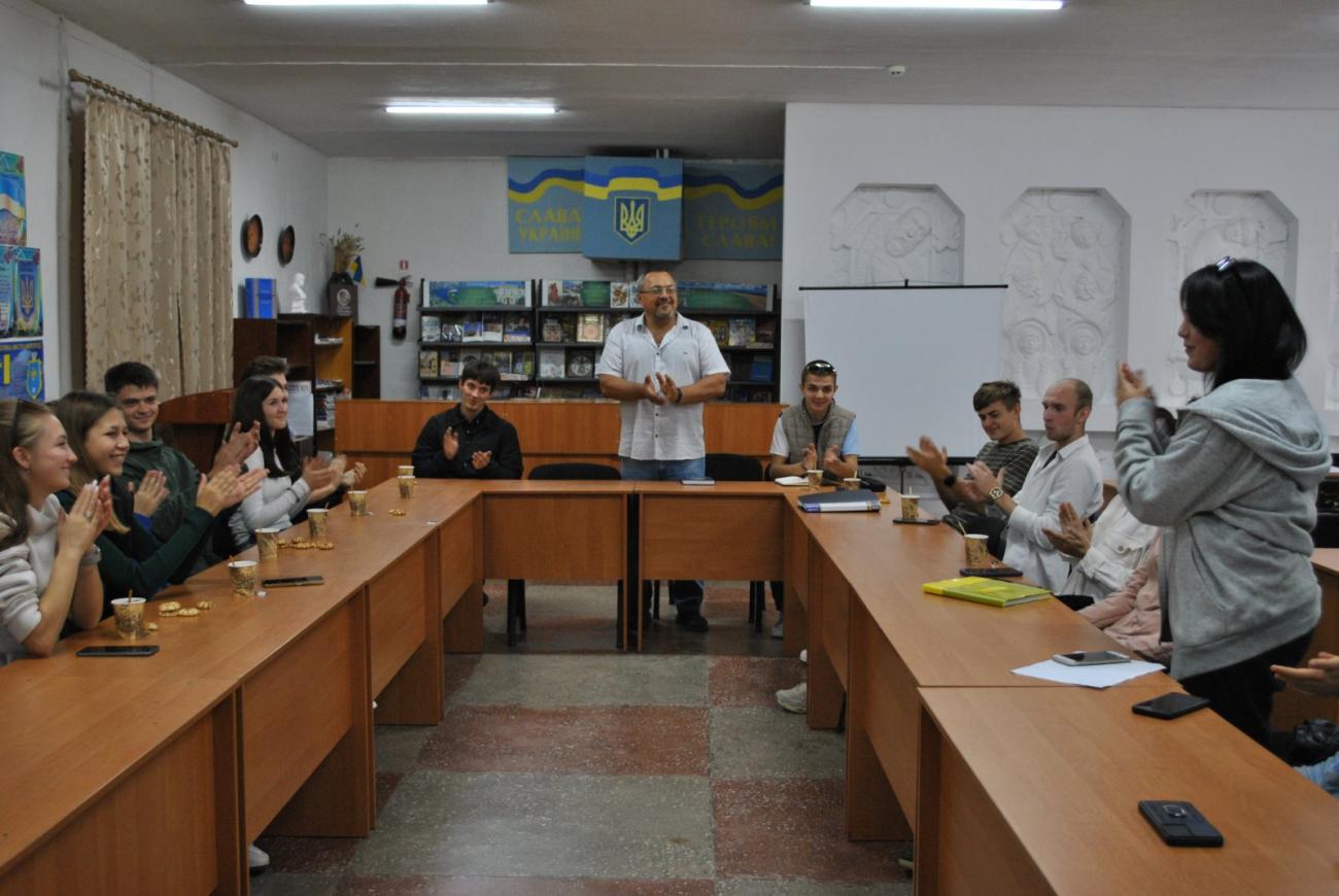 Засідання студради коледжу В.о. директора Вячеслав Лупашко