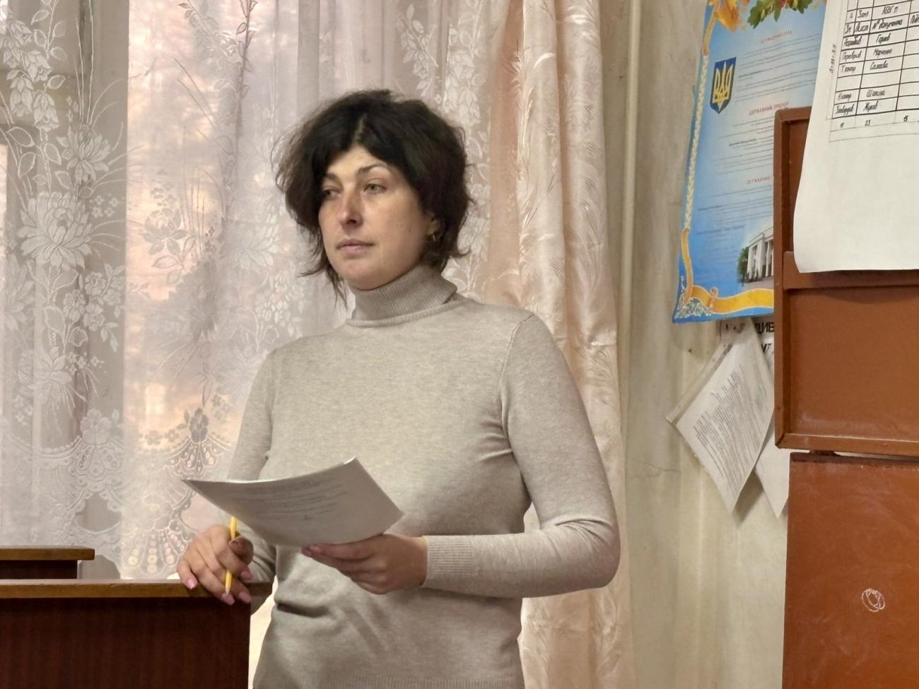 Викладачка вищої категорії Оксана Вікторівна Марченко